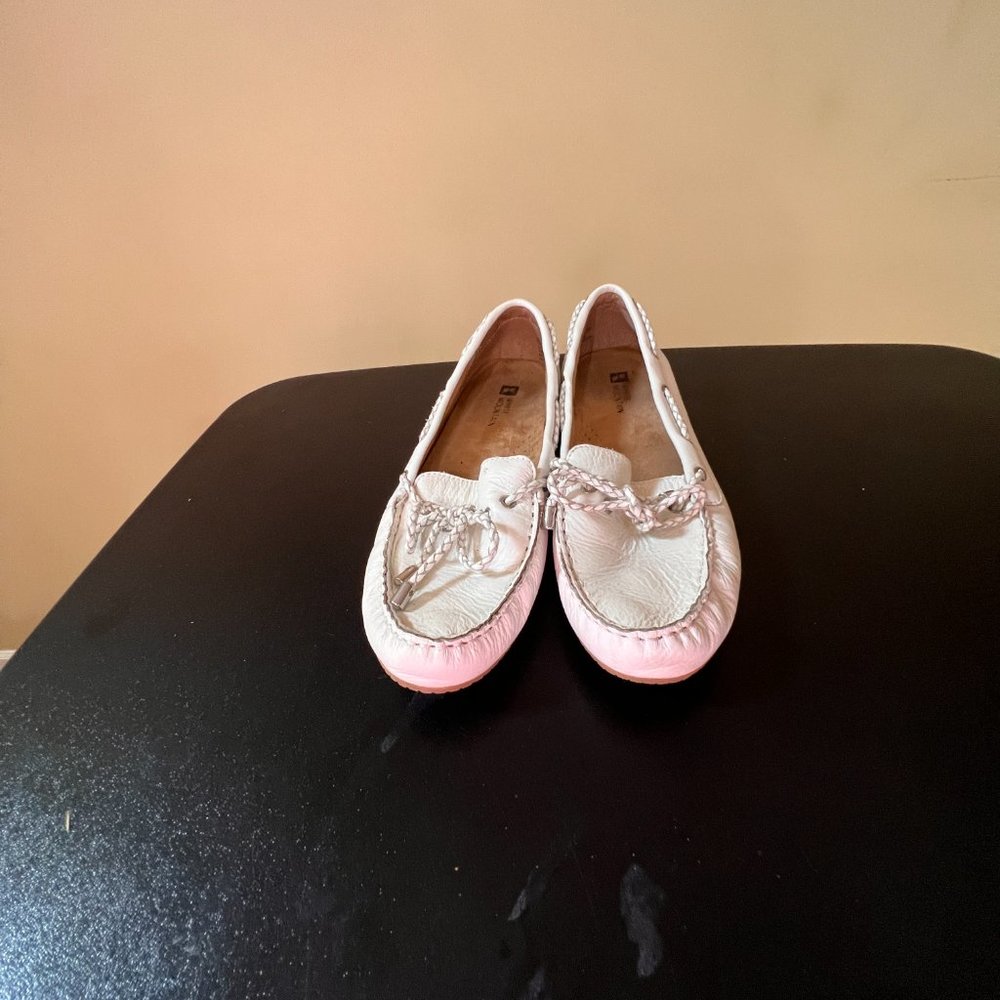 White Mountain Leather Loafers Driving Moccasins size 7